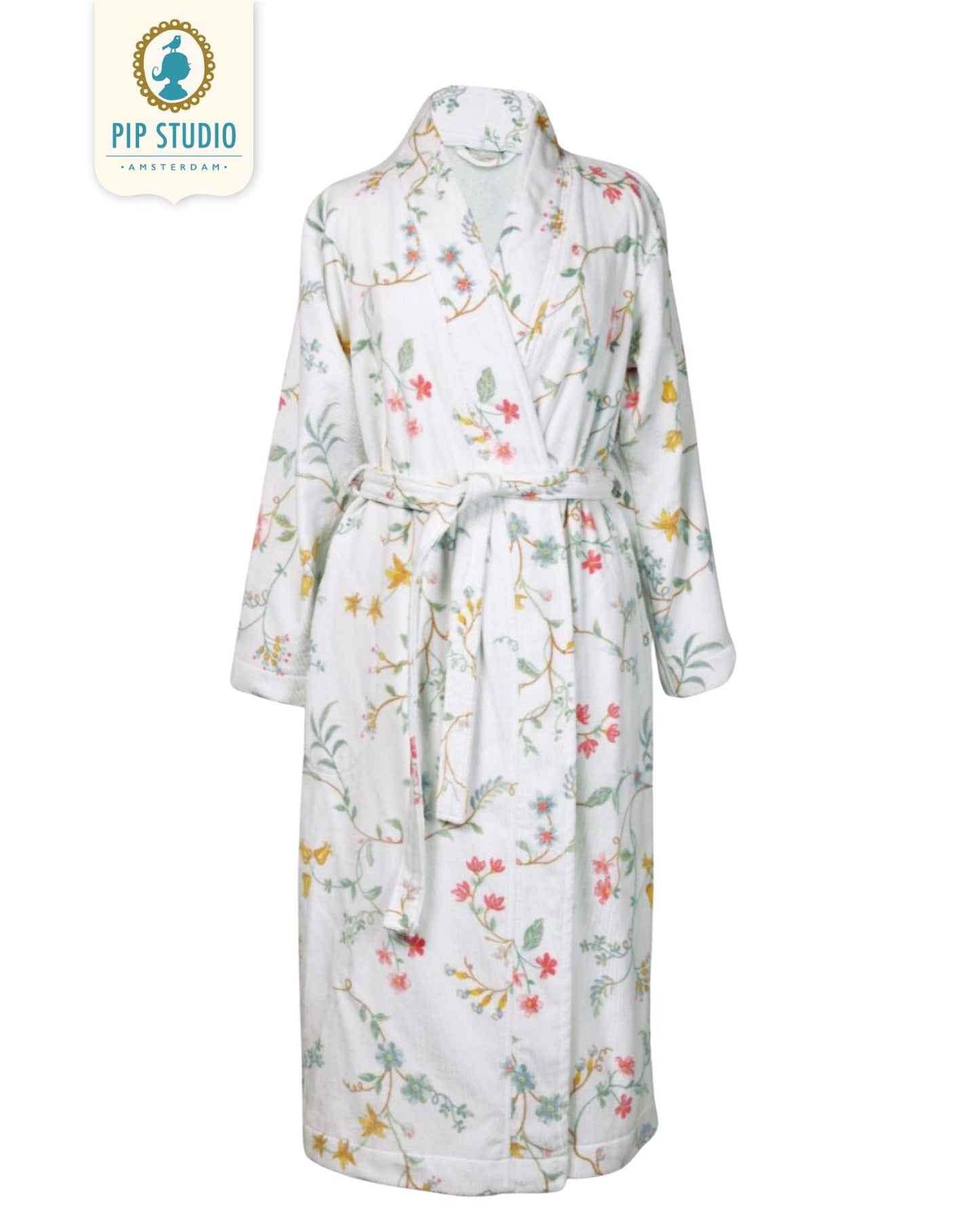 Bademantel | PIP STUDIO | Les Fleurs | White