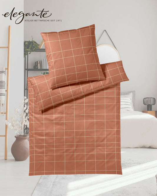 Mako-Satin Bettwäsche | elegante | Cross | Kupfer 24506 | 8