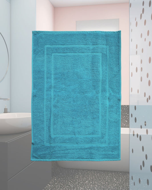 Badematte | CARL COTTON | Trend Türkis | 50x70cm