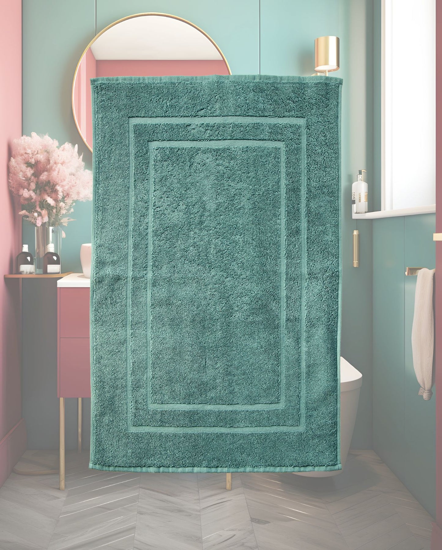Badematte | CARL COTTON | Trend Agave | 50x70cm