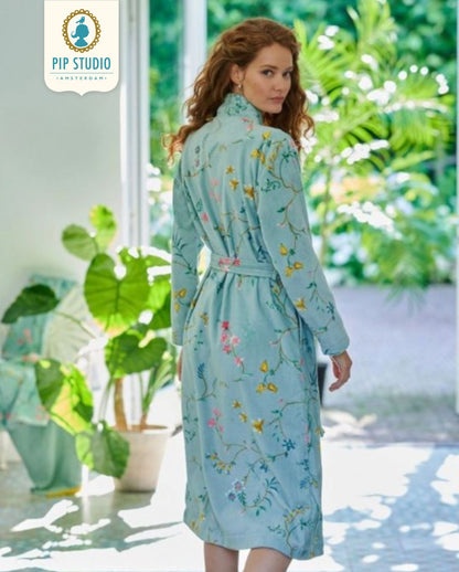 Bathrobe PIP STUDIO Les Fleurs Yellow