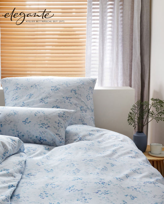 Interlock-Jersey Bettwäsche | elegante | Piano | Blau 3598 | 2