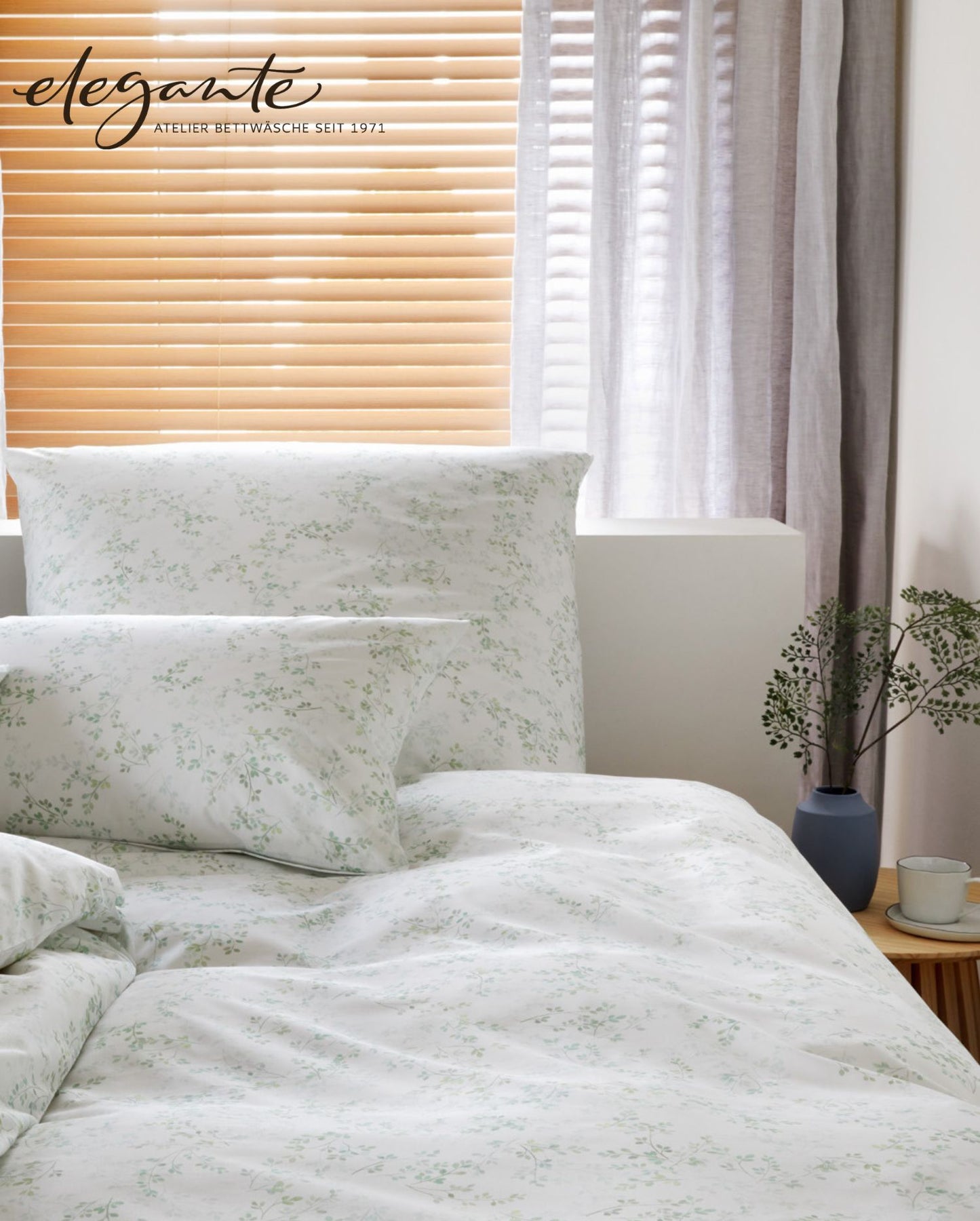 Mako satin bed linen Irisette Coloria