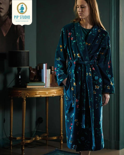 Bathrobe PIP STUDIO Les Fleurs Yellow