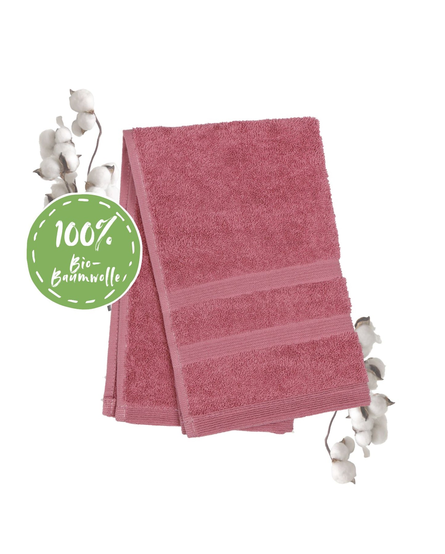 Handtuch | NATURAWALK | Milano Deluxe | Antikrosa | Bio-Baumwolle