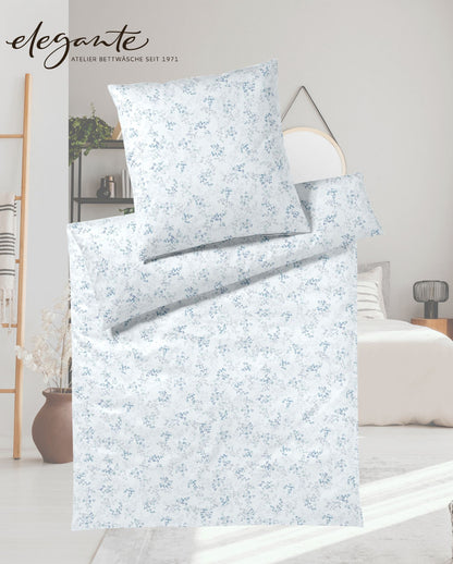 Interlock-Jersey Bettwäsche | elegante | Piano | Blau 3598 | 2