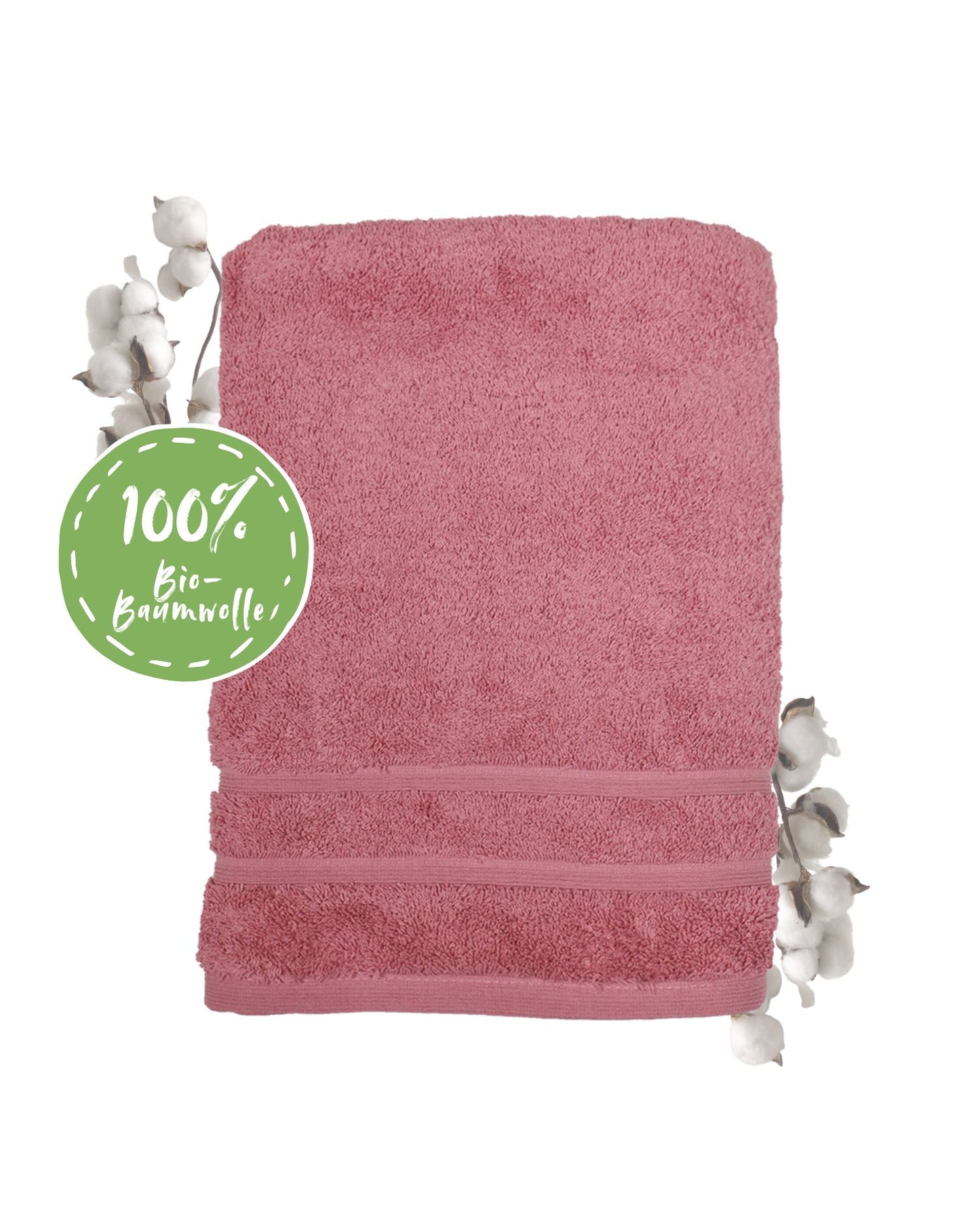 Handtuch | NATURAWALK | Milano Deluxe | Antikrosa | Bio-Baumwolle