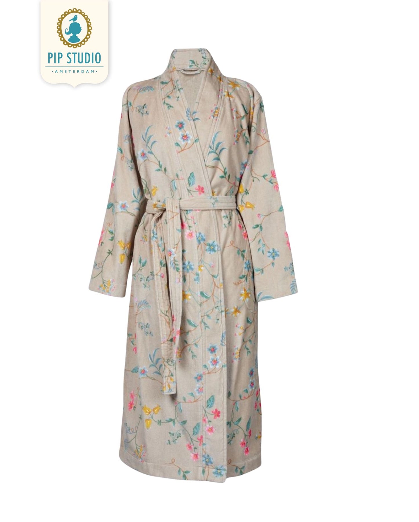 Bathrobe PIP STUDIO Les Fleurs Yellow