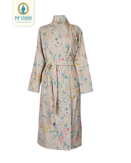 Bathrobe PIP STUDIO Les Fleurs Yellow