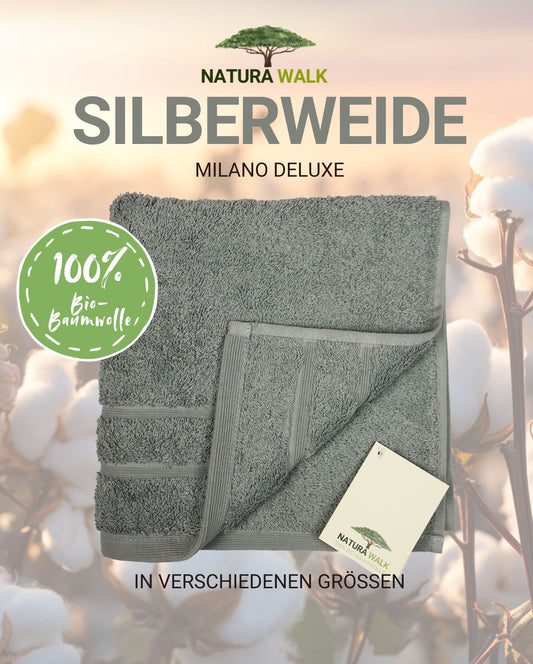 Handtuch | NATURAWALK | Milano Deluxe | Silberweide | Bio-Baumwolle