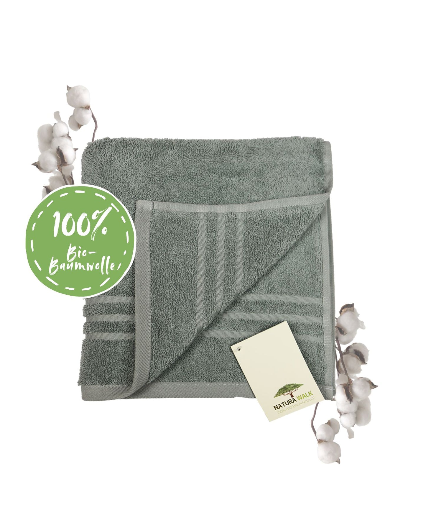 Handtuch | NATURAWALK | Milano Exclusiv | Silberweide | Bio-Baumwolle