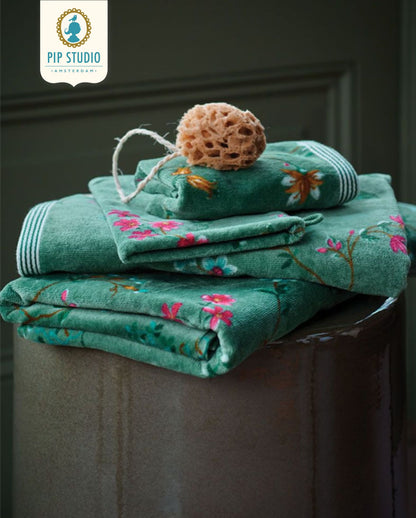 Towel PIP STUDIO Les Fleurs Yellow