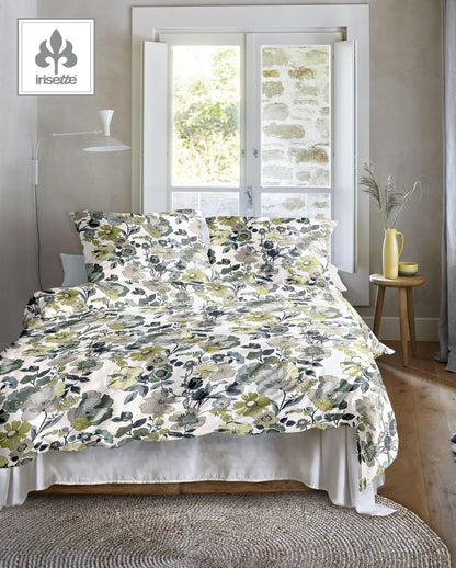 Mako-Satin Bettwäsche | Irisette | Alvara | Wave | 8623 Salbei 30