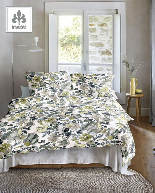 Mako-Satin Bettwäsche | Irisette | Alvara | Wave | 8623 Salbei 30