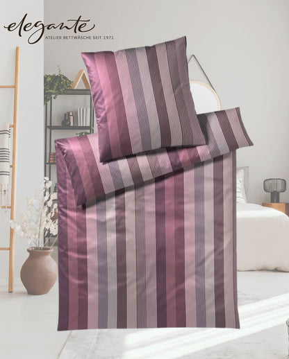 Interlock-Jersey Bettwäsche | elegante | Brilliant | Weinrot 3536|11