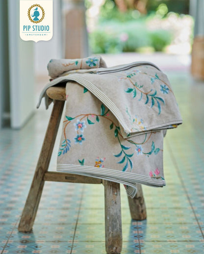 Towel PIP STUDIO Les Fleurs Yellow