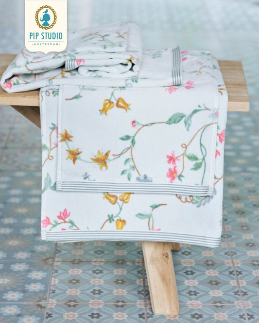 Handtuch | PIP STUDIO | Les Fleurs | White