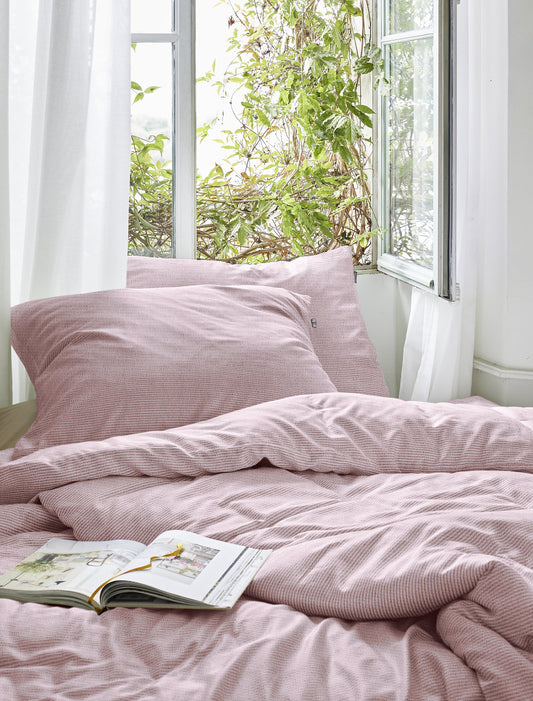 Soft Seersucker Bed Linen Irisette Easy Stripes