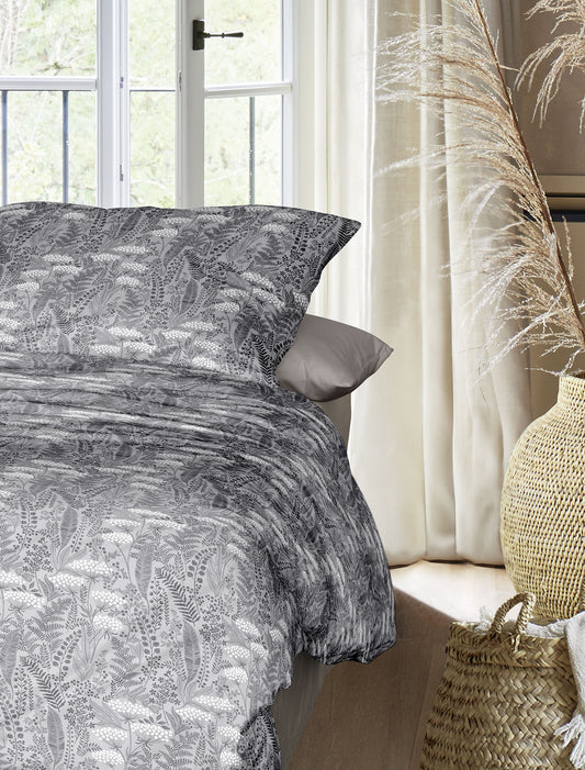 TENCEL™ Lyocell Bettwäsche | Irisette | Lotus | Grau 8569