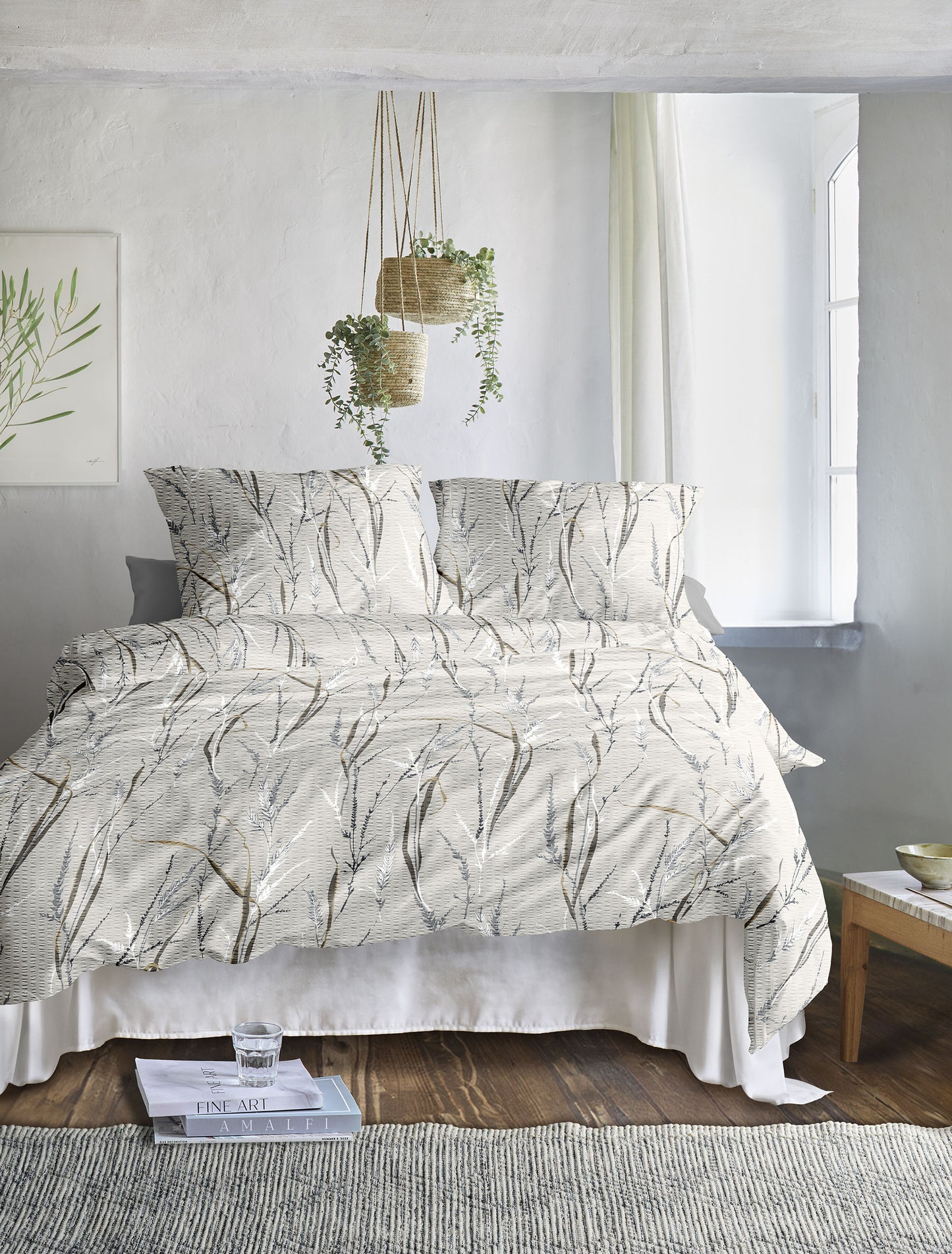 Soft Seersucker Bed Linen Irisette Easy Stripes