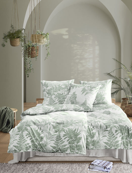Soft Seersucker Bed Linen Irisette Easy Stripes