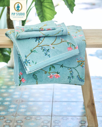 Towel PIP STUDIO Les Fleurs Yellow