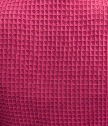 Bathrobe CARL COTTON Waffle Piqué - Fuchsia