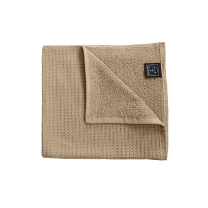 Handtuch | CARL COTTON | Waffelpiqué | Beige
