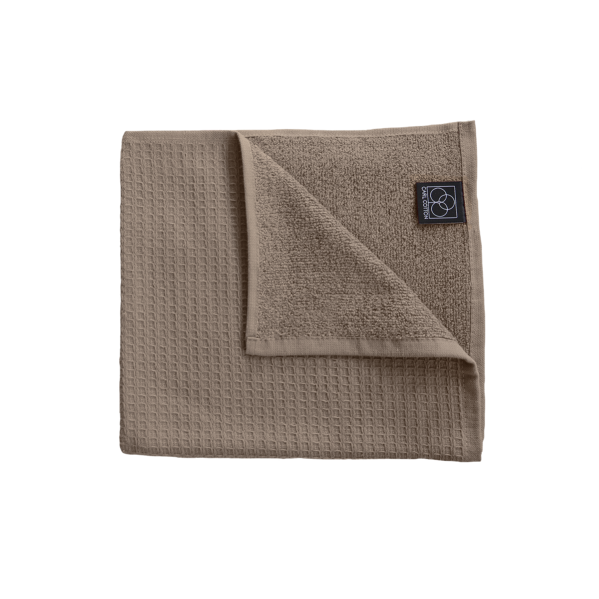 Handtuch | CARL COTTON | Waffelpiqué | Taupe