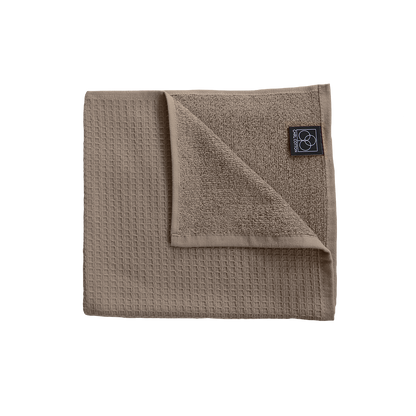 Handtuch | CARL COTTON | Waffelpiqué | Taupe