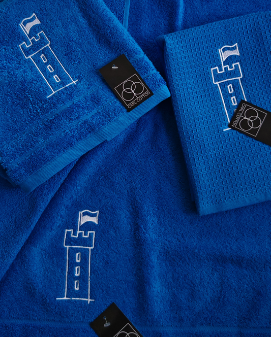 Handtuch | CARL COTTON | Mehlsack Electric Blue