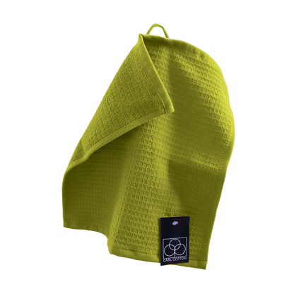 Handtuch | CARL COTTON | Waffelpiqué | Lindgrün