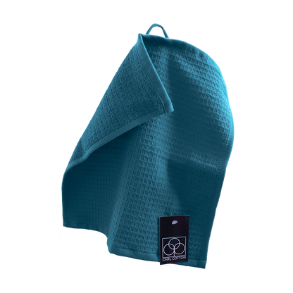 Handtuch | CARL COTTON | Waffelpiqué | Petrol