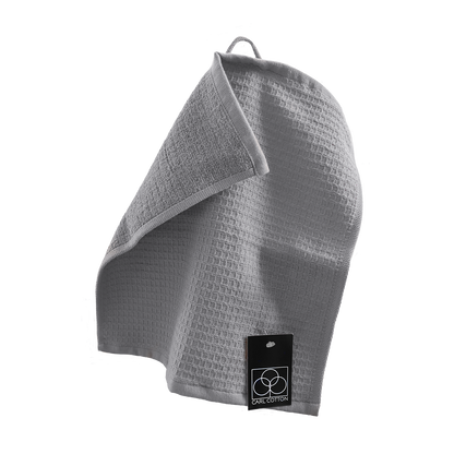 Handtuch | CARL COTTON | Waffelpiqué | Silber