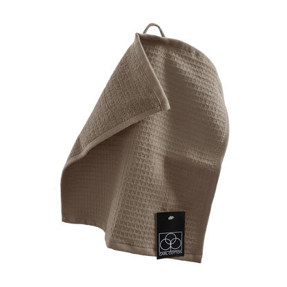 Handtuch | CARL COTTON | Waffelpiqué | Taupe