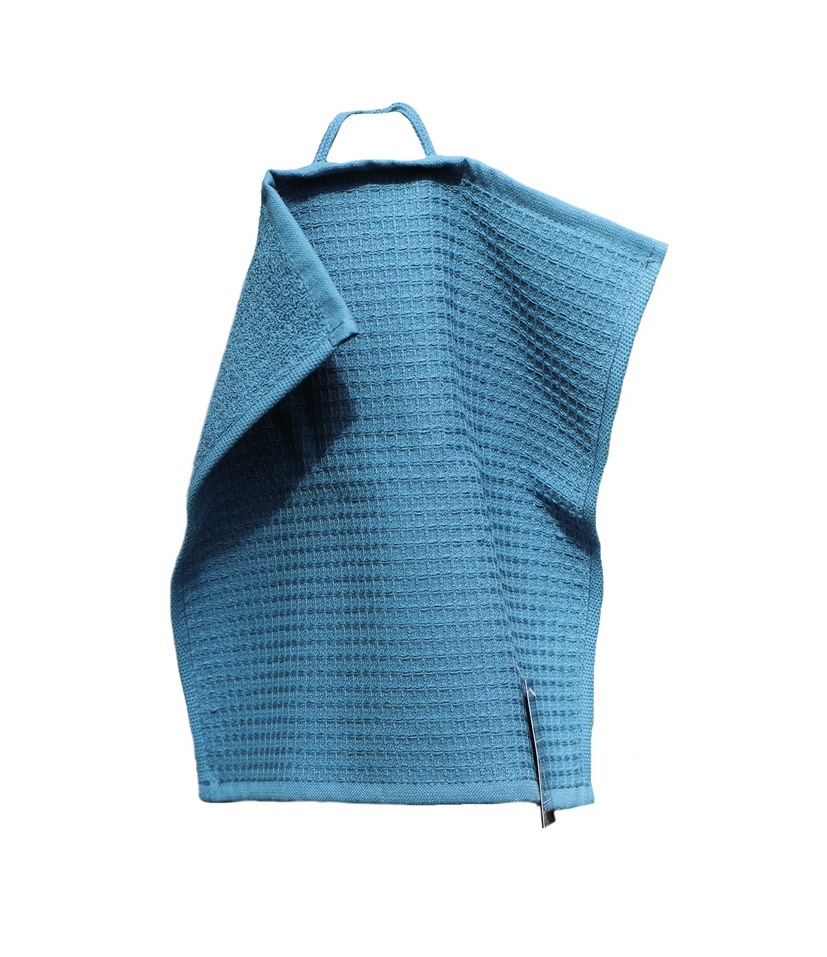 Kitchen towel CARL COTTON waffle piqué petrol