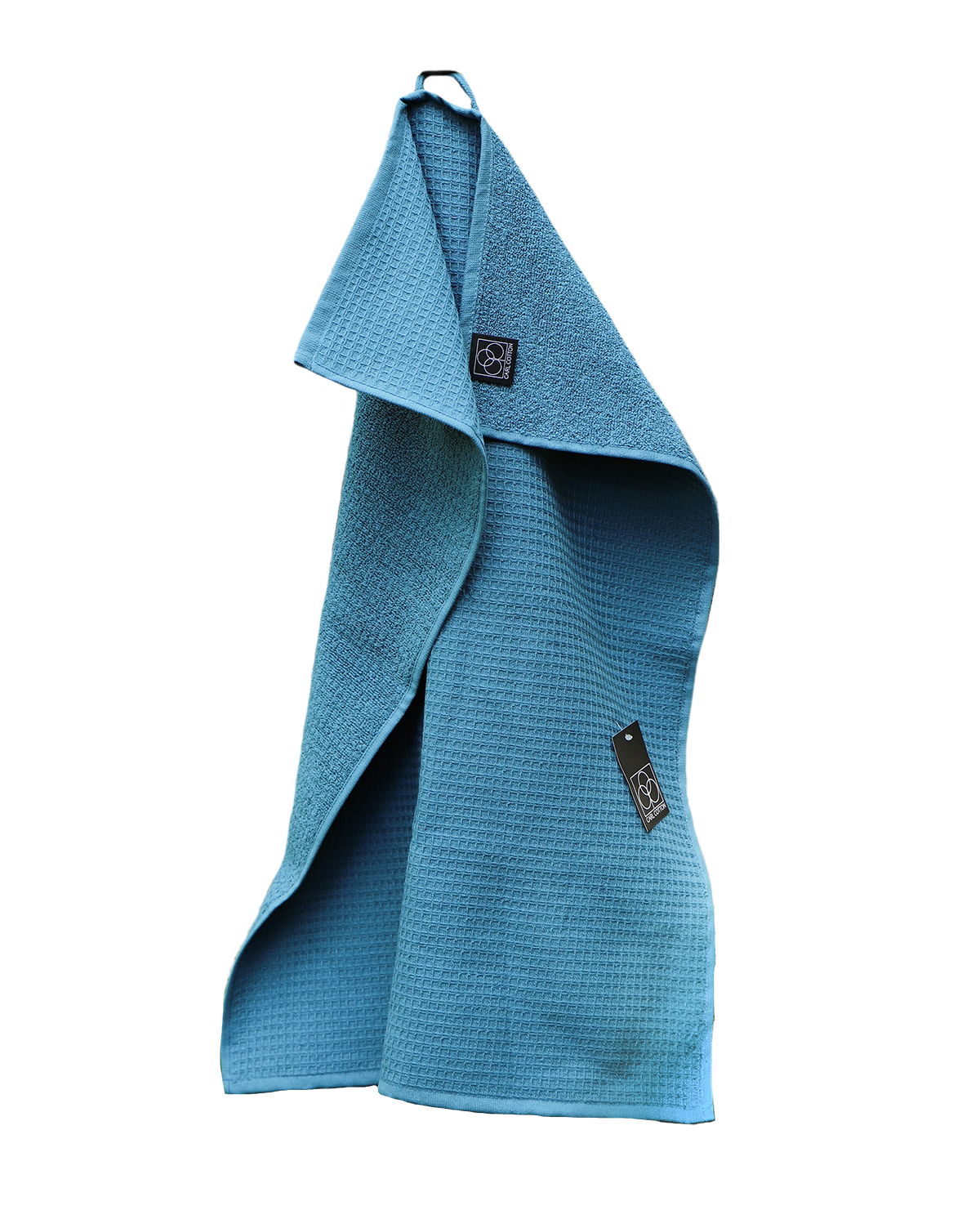 Kitchen towel CARL COTTON waffle piqué petrol