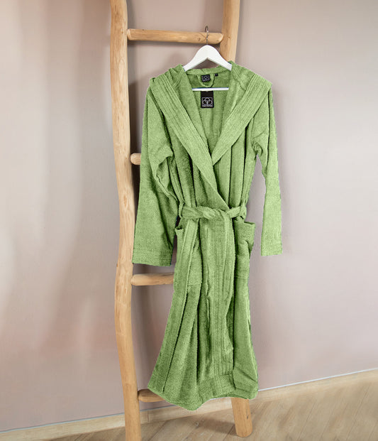 Bademantel | CARL COTTON | Avocado | unisex
