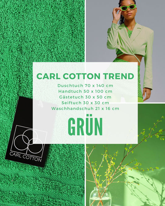 Handtuch CARL COTTON "Trend" Grün
