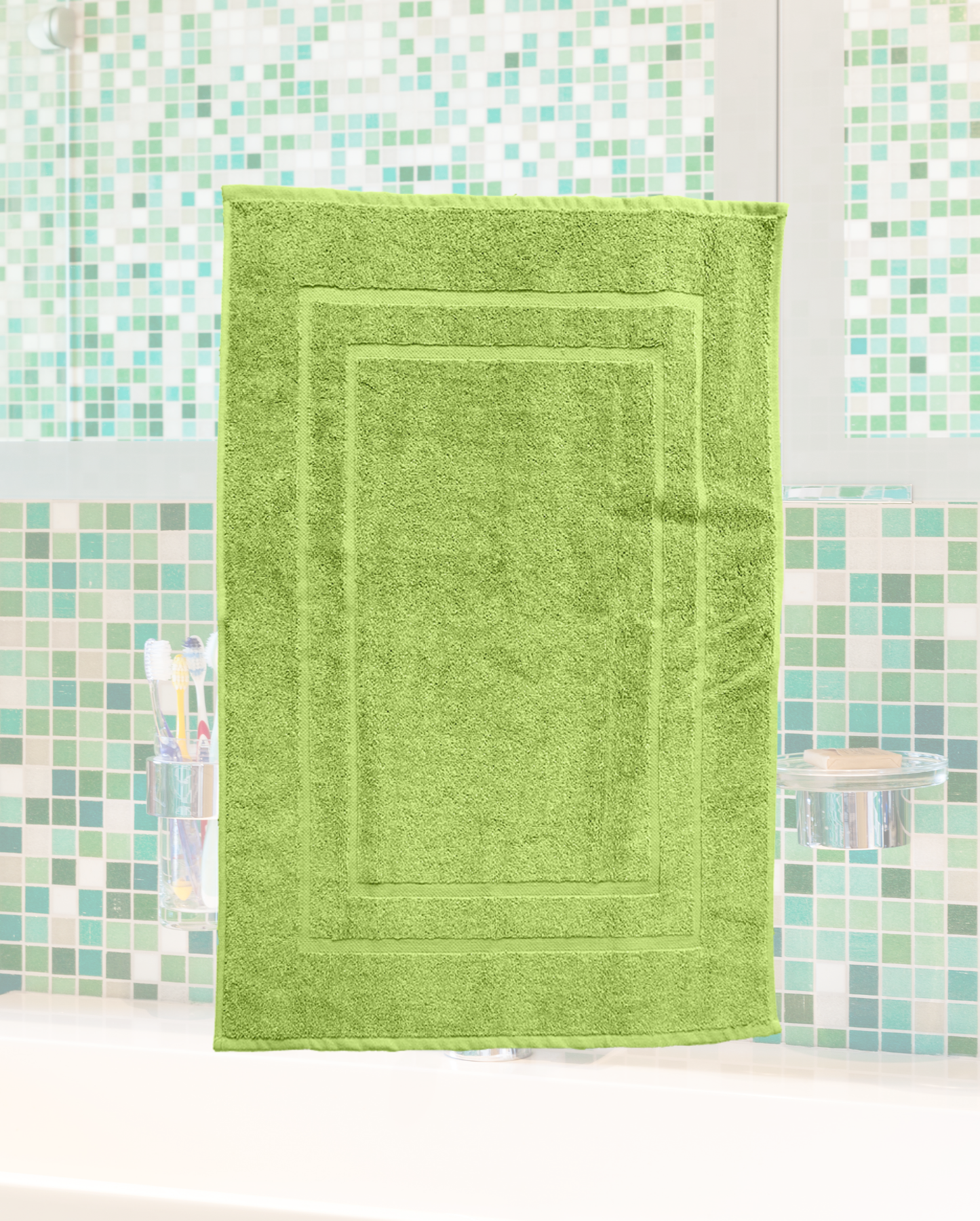 Badematte | CARL COTTON | Trend | Lindgrün | 50x70cm
