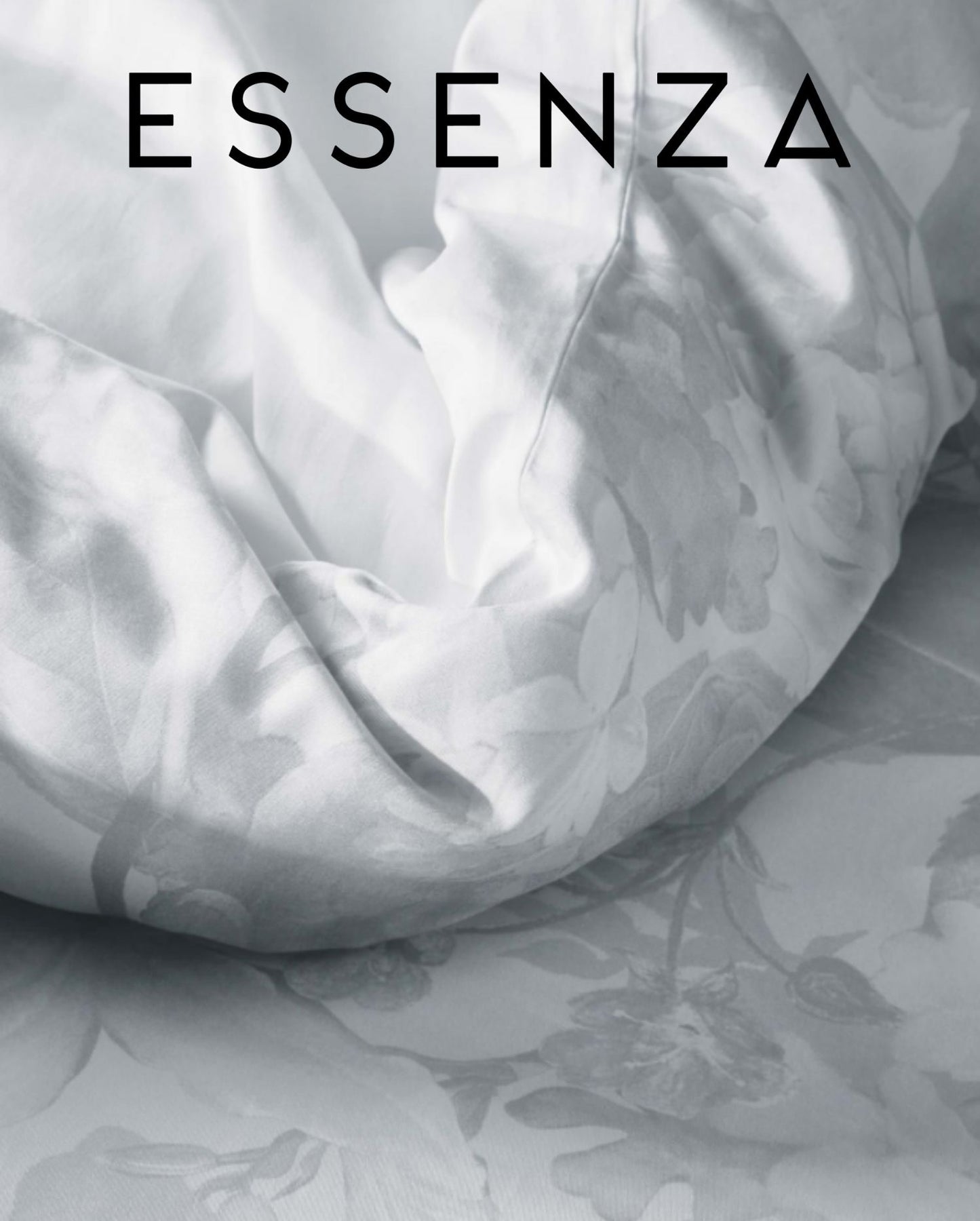 Satin Bettwäsche | ESSENZA | Floor Illusion | Blue