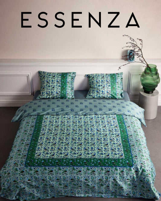 Bio-Baumwollsatin Bettwäsche | ESSENZA | Valeria | Subtle Green