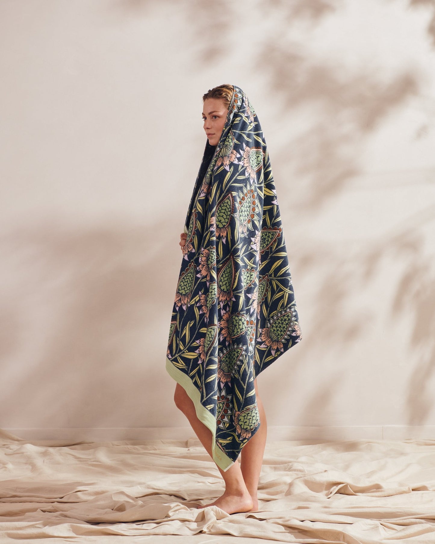 Strandtuch | ESSENZA | Fela Sloe Blue | 100x180cm