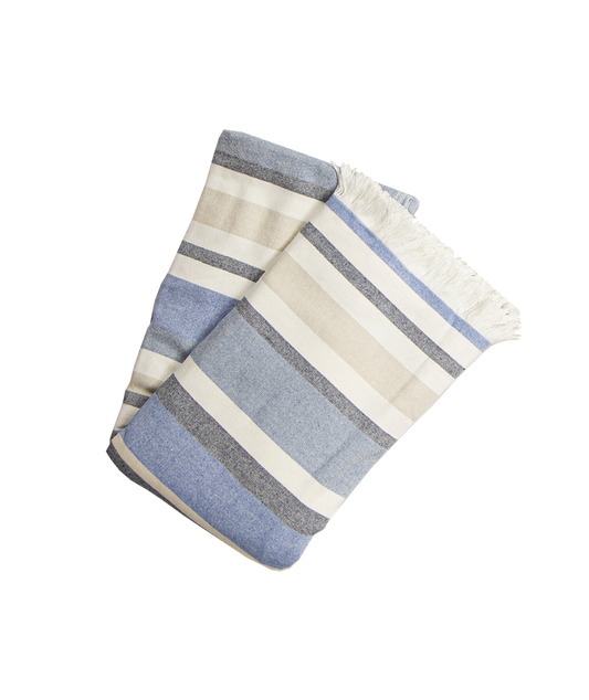 Beach towel Lavandou Blue, 90x170, 100% cotton