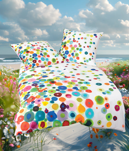 Mako-Satin Bettwäsche | Janine Design | modern art 42030 multicolor