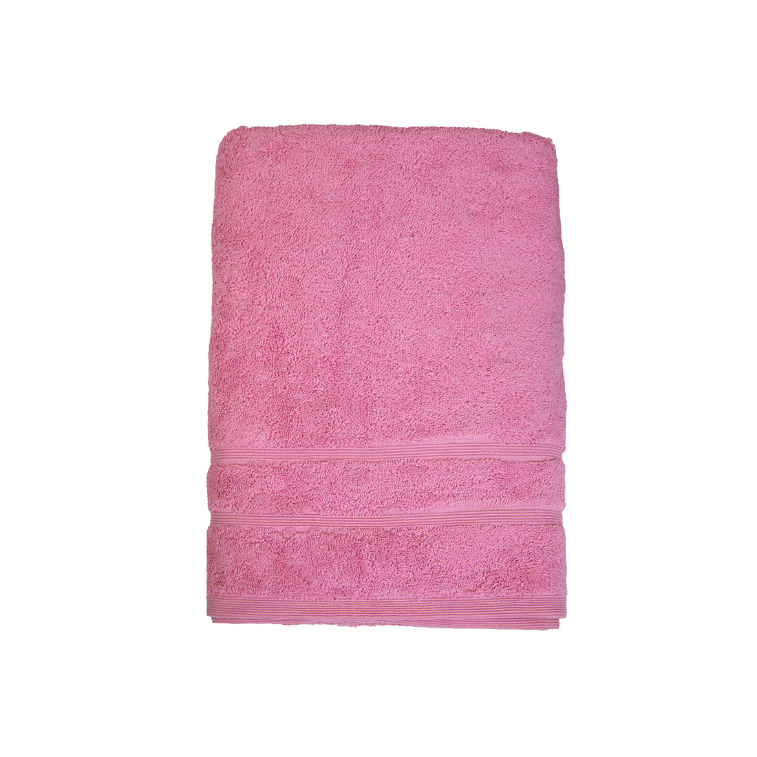Bio Baumwoll Dusch- und Badetuch, in den Größen 70 mal 140 cm und 100 mal 140 cm in der Farbe Rosa-Pink