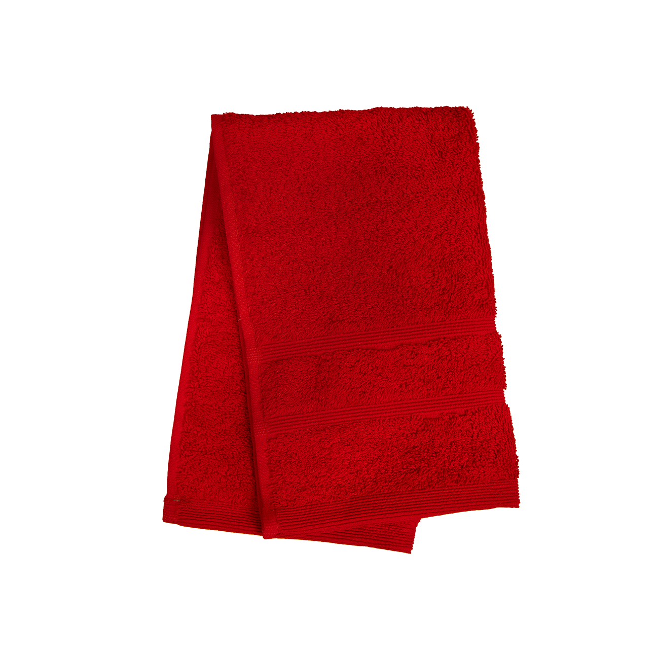 Bio Baumwoll Gästetuch, Größe 30 mal 50 cm in der Farbe Rot