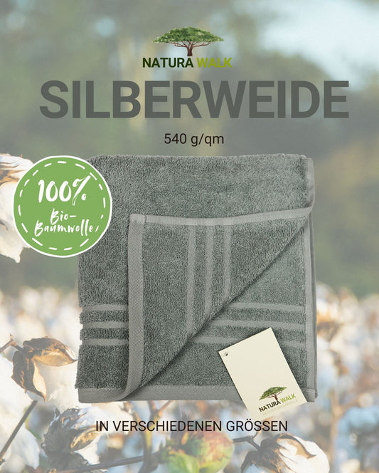 Handtuch | NATURAWALK | Milano Exclusiv | Silberweide | Bio-Baumwolle