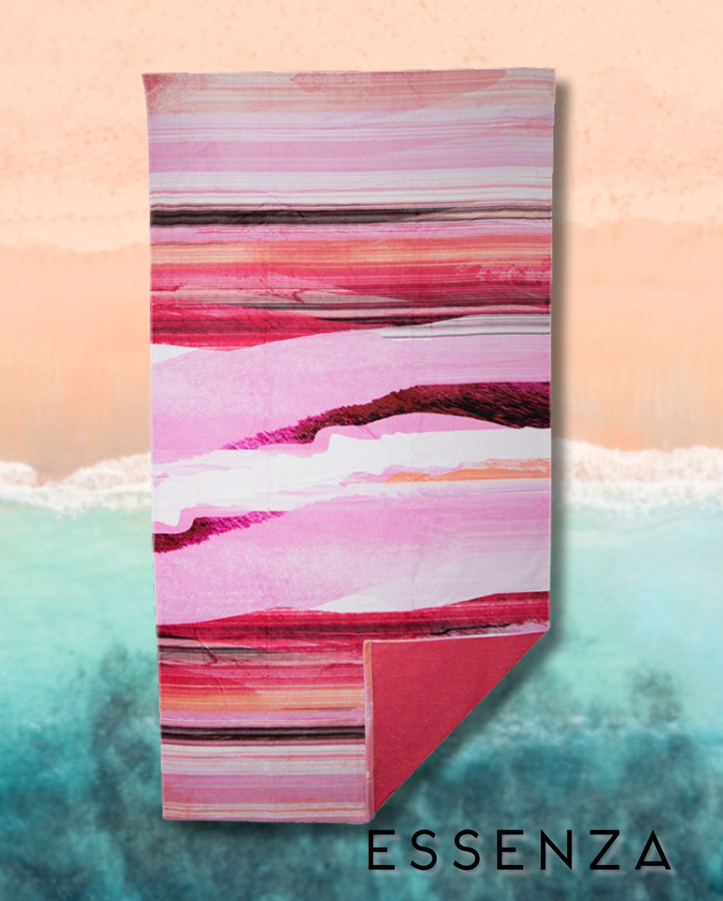 Strandtuch | ESSENZA | Mooa Pink | 100x180cm