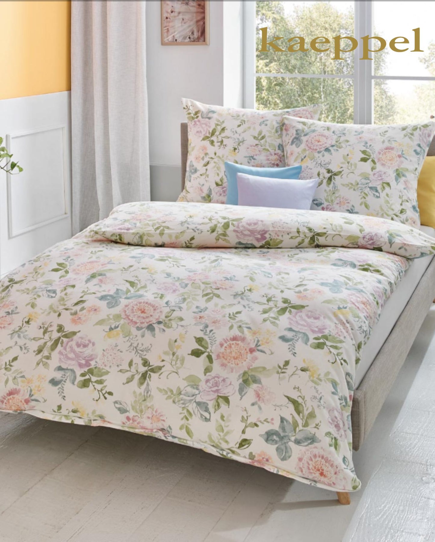 Mako Satin Bettwäsche | Kaeppel |  Sofia | Rosa